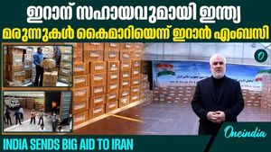 India has dispatched a second shipment of medical aid to Iran
