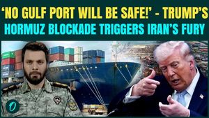 Iran to BLOW UP All Gulf Ports? IRGC Spox THREATENS Trump to TAKE BACK Hormuz Blockade Order OR...