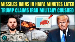 IRGC Shatters Trump’s Iran Fully Crushed Claim; Pounds Fresh Missiles on Haifa Minutes After Speech