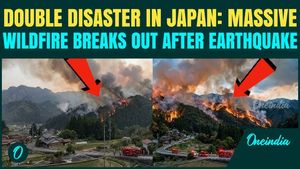 Japan WILDFIRE BREAKING: Deadly Wildfire Erupts In Northern Japan After 7.7 Quake | 18,000 EVACUATED
