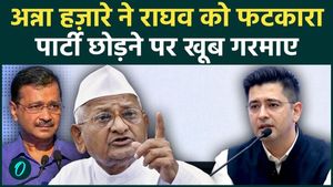 Anna Hazare gets angry at Raghav Chadha, calls the decision wrong, Anna's statement creates a stir, watch video
