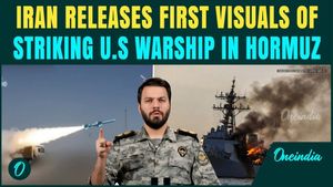 First Visuals: Iran FIRES at U.S Warship Near Hormuz; ASSERTS ‘Full Control’ Over Global Oil Route