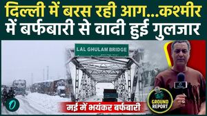 Valley blanketed in white due to unseasonal snowfall in Bandipora, Jammu &amp; Kashmir |Weather|