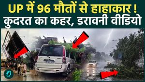 96 Deaths UP Storm: