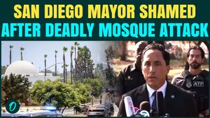 San Diego Mayor HECKLED Over Mosque Shooting | WATCH