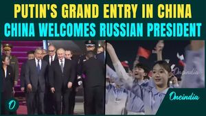 Putin Arrives In China With A BOSS Entry | China Welcomes Russian President With Grand Ceremony