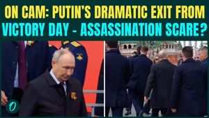Putin ATTACKED During Russia Victory Day Parade? Putin RUSHED OUT by Security MID-SPEECH | Video
