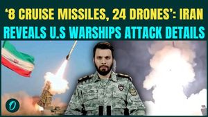 3 U.S Warships BOMBED by 8 Iran Cruise Missiles, 24 Drones - IRGC FLAUNTS Chilling Attack on US Navy
