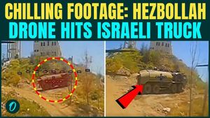 Hezbollah Drone CHASE &amp; HITS Israeli Truck In DRAMATIC Footage | IDF Troops Bleeds