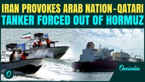 Iran FORCES U.S-Ally Tanker to FLEE Hormuz| Qatari Tanker MIHZEM KICKED OUT Of Hormuz By IRGC
