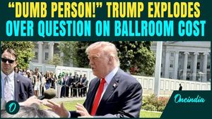 On CAM: Trump SNAPS at Reporter: "You’re a Dumb Person!" Over White House Ballroom Question