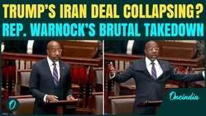 ‘Donald Trump Is a FAILED PRESIDENT, WARMONGERER’: Sen. Warnock TEARS INTO Trump’s Iran Deal