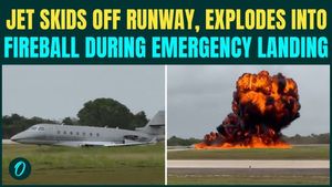 Private Jet CRASHES, Turns Into ‘FIREBALL’ During Emergency Landing At La Romana Airport