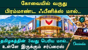 A grand Phoenix Mall is coming to Coimbatore! It will be Tamil Nadu's third-largest mall. When does it open?