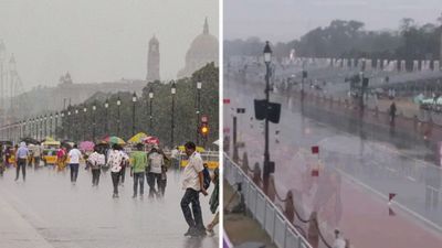 Weather News: પ્રજાસત્તાક પર્વની રિહર્સલ વચ્ચે દિલ્હીમાં કમોસમી વરસાદ, હવામાન વિભાગે જાહેર કર્યું એલર્ટ