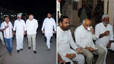 સાસણમાં મુખ્યમંત્રીનો કોમન મેન અવતાર: વેપારીઓ સાથે ચાની ચુસ્કી લીધી અને હસ્તકલાના વેપારીઓને કર્યા પ્રોત્સાહિત