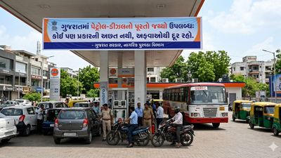 ગુજરાતમાં પેટ્રોલ-ડિઝલનો પુરતો જથ્થો, લોકોને શાંત રહેવા સરકારની અપીલ