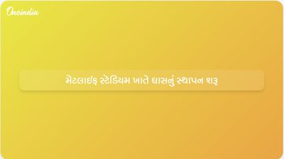 જુલાઈમાં યોજાનાર વર્લ્ડ કપ મેચો પહેલા મેટલાઇફ સ્ટેડિયમમાં ઘાસ લગાવવાનું કામ શરૂ