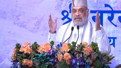 अमित शाह का हरिद्वार दौरा, धामी सरकार के 4 साल पूरे होने पर 1100 करोड़ से अधिक की योजनाओं की दी सौगात