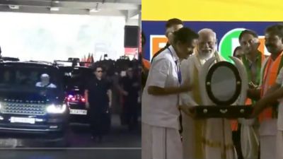 PM Modi Kerala Visit: केरल के एर्नाकुलम में पीएम मोदी ने किया रोड शो, 10,800 करोड़ की दी सौगात