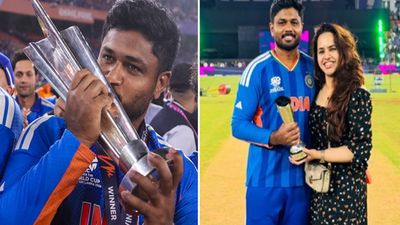 'तुम ही मेरी असली ट्रॉफी हो!', संजू सैमसन की जीत पर पत्नी चारुलता हुईं इमोशनल, खत्म हुआ सालों का इंतजार 
