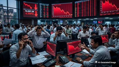 Stock Market में ब्लैक थर्सडे! मिडिल ईस्ट की जंग से सेंसेक्स 2500 अंक टूटा, निवेशकों के 12 लाख करोड़ स्वाहा