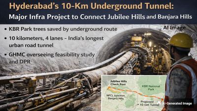 Hyderabad Infra News: KBR पार्क को बचाने के लिए बन रही 10 किमी लंबी सुरंग, ट्रायल रन हुआ पूरा