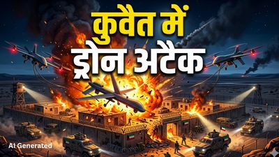 Kuwait drone Attack: शांति वार्ता के बीच बड़ा धमाका! कुवैत सीमा पर इराक की तरफ से गिरे आत्मघाती ड्रोन