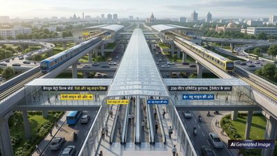 Bengaluru Metro: सिल्क बोर्ड पर बन रहा मेट्रो का स्मार्ट वॉकवे, मिनटों में येलो–ब्लू लाइन बदल सकेंगे यात्री