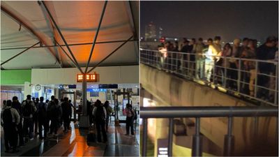 Gurugram में ब्लैकआउट! ट्रांसफार्मर में धमाका, 7 बिजली घर बंद,रैपिड मेट्रो रुकी तो ट्रैक पर उतर आए यात्री