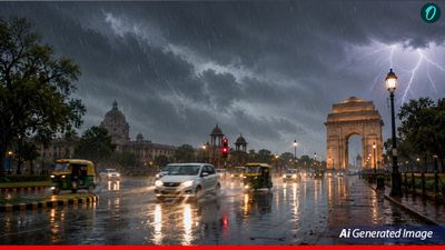 Delhi Weather: दिल्ली में आया भयंकर आंधी-तूफान, कई इलाकों गरज चमक के साथ बारिश को लेकर IMD की बड़ी चेतावनी