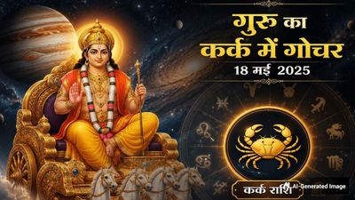 Guru Gochar 2026: बृहस्पति का कर्क राशि में गोचर, तुला समेत इन 5 राशियों की बदलेगी किस्मत, मिलेगा धन-पद और यश