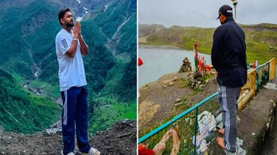 Rishabh Pant पहुंचे आदि कैलाश, उत्तराखंड के पवित्र 'ॐ पर्वत' के किए दर्शन, VIDEO आया सामने