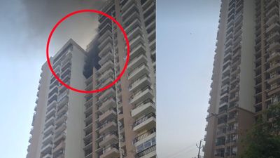 Noida Fire News: नोएडा सेक्टर-119 की अरण्य सोसाइटी में लगी भीषण आग, दूर-दूर तक दिखा काले धुएं का गुबार