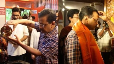 अरविंद केजरीवाल ने हिंदू आस्था पर साझा की पोस्ट, तस्‍वीरें शेयर कर BJP पर साधा निशाना