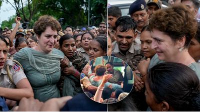 Priyanka Gandhi को मेल पुलिसकर्मियों ने जबरन उठाया-बस में ठूंसा, कांग्रेस बोली- मर्यादाएं लांघी,शर्म आनी चाहिए