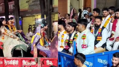 Fact Check: ट्रैक्टर-ट्रॉली पर निकले 14 दूल्हे, क्या एक ही किसान के हैं ये सारे बेटे? वायरल दावे में कितना दम