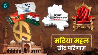 Matia Mahal Chunav Result 2025 LIVE: मटिया महल सीट का चुनाव परिणाम, AAP के आले मोहम्मद की प्रचंड जीत