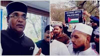 MP News: वक्फ बिल पर बवाल, मंत्री विश्वास सारंग का तंज- बिना पढ़े विरोध करना गलत, फिलिस्तीन बैनर से उन्माद