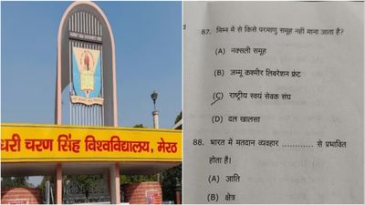 मेरठ यूनिवर्सिटी के पेपर में RSS को लेकर क्या था वो सवाल, जिस पर हुआ बवाल, प्रोफेसर भी लाइफटाइम के लिए बैन!
