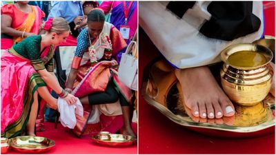 'ये अपमान बर्दाश्त नहीं', भारतीय महिलाओं से क्यों धुलवाए गए मिस वर्ल्ड कंटेस्टेंट के पैर? क्यों हो रहा विवाद?