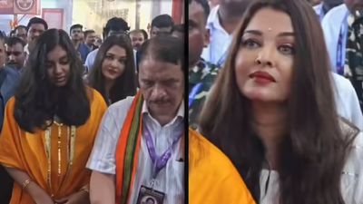 गणपति बप्पा के पंडाल में क्या हुआ आराध्या बच्चन के साथ? ऐश्वर्या राय हुईं हैरान, मां-बेटी का वीडियो हुआ वायरल
