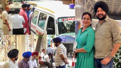 Delhi BMW Accident: स्ट्रेचर पर रखा था नवजोत सिंह का पार्थिव शरीर, आखिरी बार छूकर फफक पड़ी घायल पत्नी