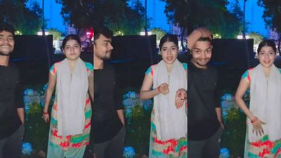 Kajal Kumari MMS Leak के बाद लड़के के साथ सरेआम ये क्या करने लगीं एक्ट्रेस, सड़क पर बना डाली ऐसी Reel