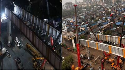 Mumbai Metro ने अपने नाम दर्ज की एक और उपलब्धि, एक रात में 100 इंजीनियरों ने 450 टन स्टील स्पैन किया इंस्टॉल