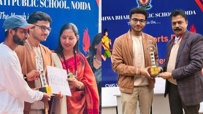 प्रेरणा की उड़ान: खेल रत्न विजेता प्रवीण कुमार के बीच चमके विश्वभारती स्कूल के होनहार छात्र