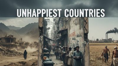 Unhappiest Countries: अफगानिस्तान से लेकर भारत तक, इन 30 देशों के लोग सबसे दुखी, पहले पर कौन? देखें पूरी लिस्ट