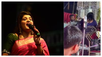 Nisha Upadhyay Viral Video:  'ये रेट बताएगा मेरा', भोजपुरी सिंगर ने भरे में मंच में चलाई एंकर पर चप्पल