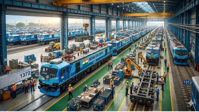Indian Railways का नया रिकॉर्ड: 1372 लोकोमोटिव प्रोडक्शन, इलेक्ट्रिक इंजनों का दबदबा, पिछले साल से कितनी बढ़त?