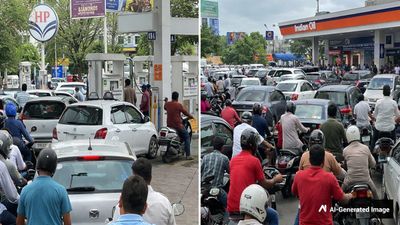 Petrol Shortage In Ahmedabad: अहमदाबाद में पेट्रोल पंप पर लगी लंबी लाइन, प्रशासन ने जारी किया अलर्ट